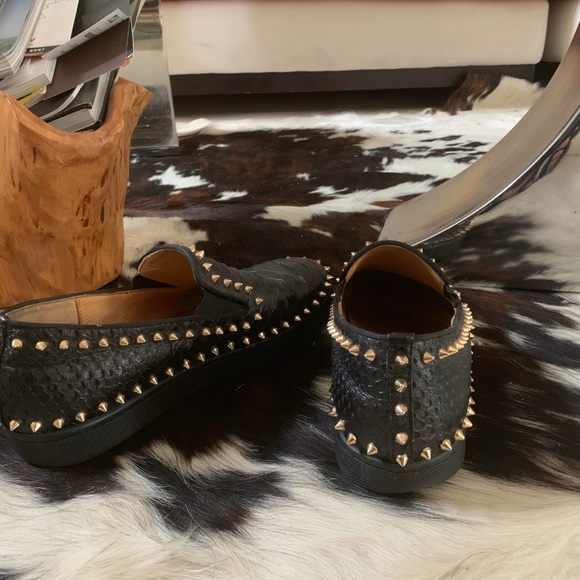 Christian Louboutin Python Pik Boat - Picture 6 of 8